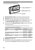 Preview for 24 page of Sony Walkman WM-FX888 Operating Instructions Manual