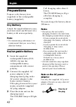 Preview for 42 page of Sony Walkman WM-FX888 Operating Instructions Manual