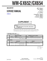 Preview for 25 page of Sony Walkman WM-GX652 Service Manual