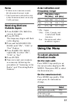 Preview for 61 page of Sony Walkman WM-GX788 Operating Instructions Manual