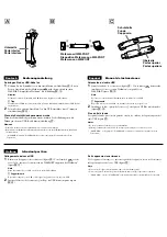 Предварительный просмотр 2 страницы Sony WALKMAN WMC-NWP10 Operating Instructions