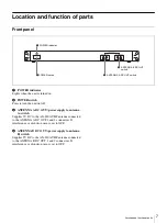 Preview for 7 page of Sony WD-850 Operating Instructions Manual