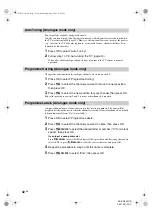 Preview for 32 page of Sony WEGA KDE-W50A11E Operating Instructions Manual