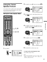 Preview for 49 page of Sony WEGA KE-42M1 Operating Instructions Manual