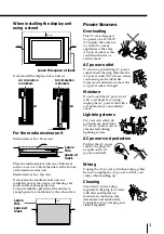 Предварительный просмотр 3 страницы Sony Wega KE-MR50 Operating Instructions Manual