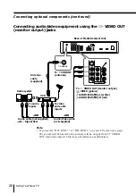 Предварительный просмотр 20 страницы Sony Wega KE-MR50 Operating Instructions Manual