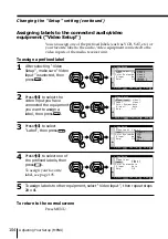 Предварительный просмотр 104 страницы Sony Wega KE-MR50 Operating Instructions Manual