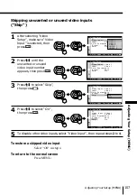 Предварительный просмотр 107 страницы Sony Wega KE-MR50 Operating Instructions Manual