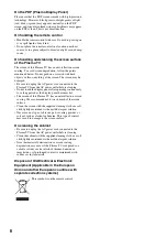 Предварительный просмотр 6 страницы Sony WEGA KE-MV42A1 Operating Instructions Manual