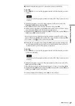 Предварительный просмотр 37 страницы Sony WEGA KE-MV42A1 Operating Instructions Manual