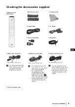 Preview for 9 page of Sony Wega KE-P37XS1 Operating Instructions Manual