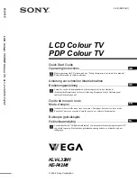 Sony WEGA KE-P42M1 Operating Instructions Manual preview