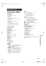 Preview for 79 page of Sony WEGA KE-W50A10E Operating Instructions Manual