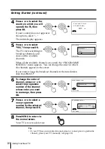 Предварительный просмотр 10 страницы Sony WEGA KLV 15SR1 Operating Instructions Manual