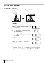 Предварительный просмотр 14 страницы Sony WEGA KLV 15SR1 Operating Instructions Manual