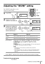 Предварительный просмотр 19 страницы Sony WEGA KLV 15SR1 Operating Instructions Manual