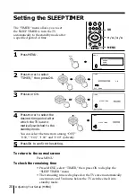 Предварительный просмотр 20 страницы Sony WEGA KLV 15SR1 Operating Instructions Manual