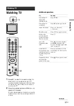 Предварительный просмотр 17 страницы Sony WEGA KLV-15SR3E Operating Instructions Manual