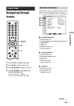 Предварительный просмотр 19 страницы Sony WEGA KLV-15SR3E Operating Instructions Manual