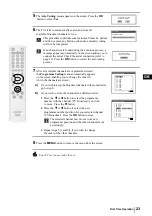 Preview for 22 page of Sony WEGA KLV-17HR3 Operating Instructions Manual