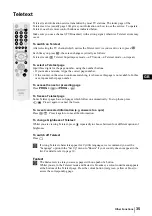 Preview for 34 page of Sony WEGA KLV-17HR3 Operating Instructions Manual