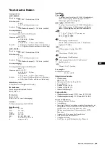 Preview for 141 page of Sony WEGA KLV 21SG2 Operating Instructions Manual