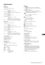 Preview for 213 page of Sony WEGA KLV 21SG2 Operating Instructions Manual