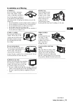 Preview for 15 page of Sony WEGA KLV 21SR2 Operating Instructions Manual