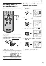 Предварительный просмотр 41 страницы Sony WEGA KLV-23HR1 Operating Instructions Manual