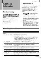 Предварительный просмотр 51 страницы Sony WEGA KLV-23HR1 Operating Instructions Manual