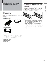 Preview for 13 page of Sony WEGA KLV 23M1 Operating Instructions Manual