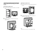 Preview for 22 page of Sony WEGA KLV 23M1 Operating Instructions Manual