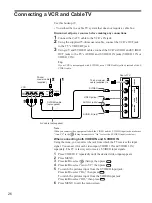 Preview for 26 page of Sony WEGA KLV 23M1 Operating Instructions Manual