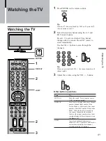 Preview for 41 page of Sony WEGA KLV 23M1 Operating Instructions Manual