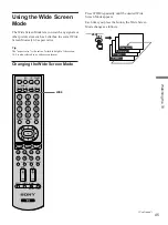 Preview for 45 page of Sony WEGA KLV 23M1 Operating Instructions Manual