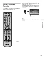 Preview for 49 page of Sony WEGA KLV 23M1 Operating Instructions Manual