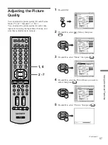 Preview for 57 page of Sony WEGA KLV 23M1 Operating Instructions Manual