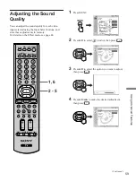 Preview for 59 page of Sony WEGA KLV 23M1 Operating Instructions Manual