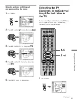 Preview for 61 page of Sony WEGA KLV 23M1 Operating Instructions Manual