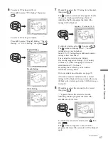 Preview for 67 page of Sony WEGA KLV 23M1 Operating Instructions Manual