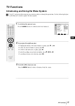 Preview for 17 page of Sony WEGA KLV-27HR3 Operating Instructions Manual