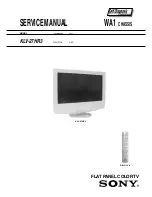 Preview for 1 page of Sony WEGA KLV-27HR3 Service Manual