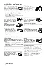 Preview for 5 page of Sony WEGA KLV-30HR3 Operating Instructions Manual