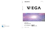 Sony WEGA KLV-30XBR900 Operating Instructions Manual preview