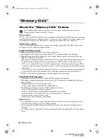 Preview for 48 page of Sony WEGA KLV-HG26M1 Quick Start Manual