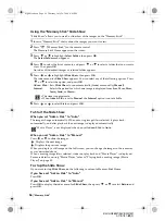 Preview for 58 page of Sony WEGA KLV-HG26M1 Quick Start Manual