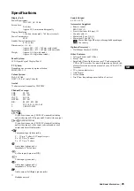 Preview for 47 page of Sony WEGA KLV-L23M1 Operating Instructions Manual