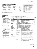 Preview for 49 page of Sony WEGA KLV-S19A10 Operating Instructions Manual