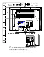 Preview for 2 page of Sony WEGA KLV-S23A10 Dimensions