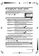 Preview for 23 page of Sony Wega KP-FR43 Operating Instructions Manual